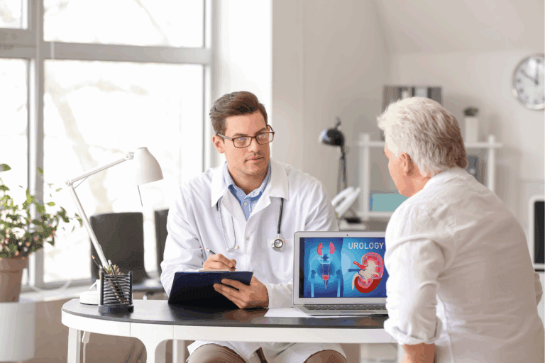 Visita urologica per valutare l'esame PSA Reflex